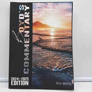 2024-2025 Boyd's Commentary by R.H. Boyd Paperback Book